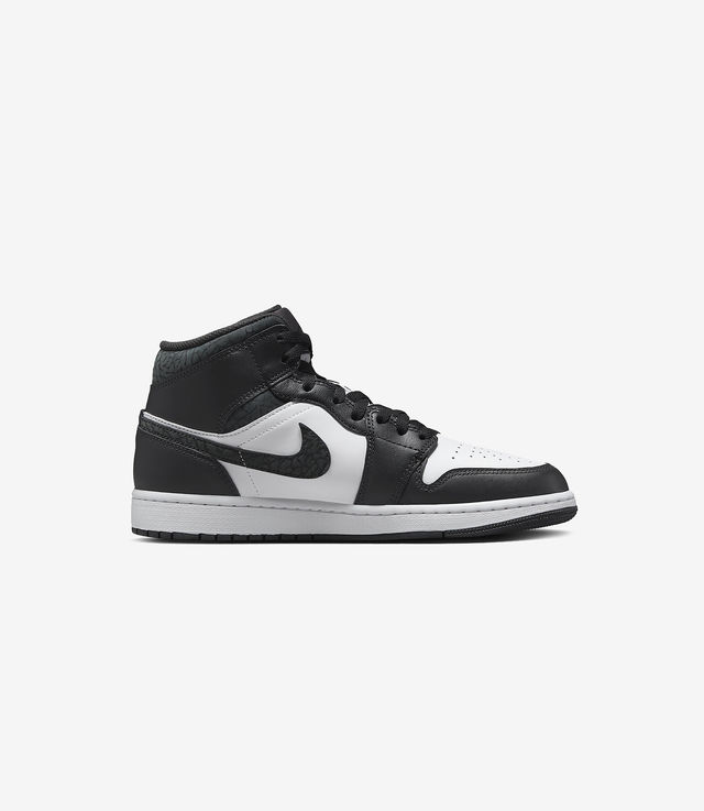 Shop Air Jordan 1 Mid Se Panda Elephant Black White At Itk Online Store