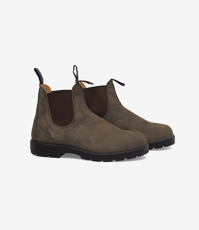 Shop Blundstone 584 Thermal Chelsea Boot Rustic Brown at itk