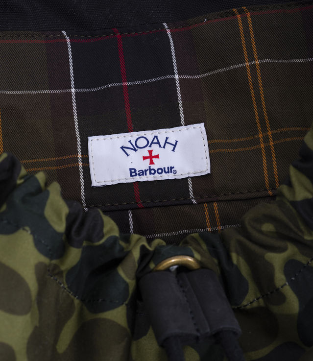 Shop Barbour x Noah Wax Backpack Camo at itk online store