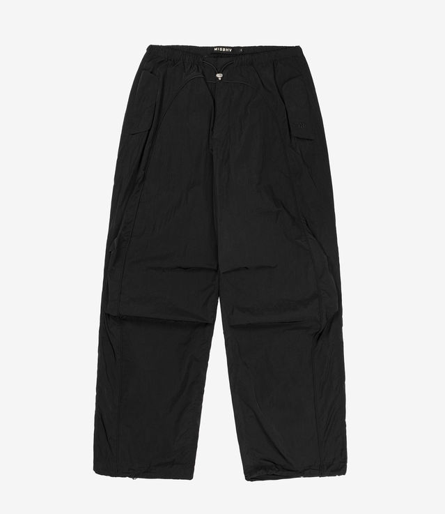 Shop MISBHV Parachute Trousers Black at itk online store
