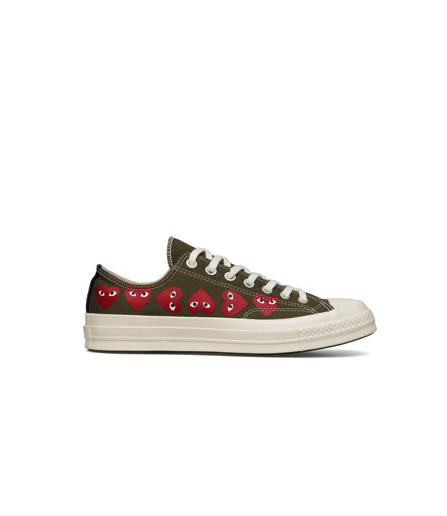 Comme des garcons play x converse sale chuck taylor multi heart 197s ox