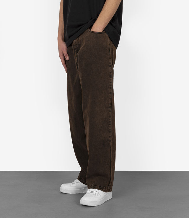 Shop Polar Skate Co Big Boy Jeans Brown/Black at itk online