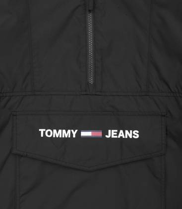 tommy jeans shell solid popover