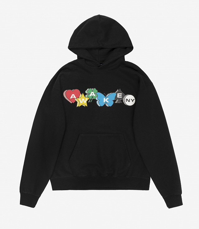 Shop Awake NY Charm Logo Hoodie Black at itk online store