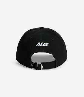 Alis Koston Cap Logo On Back Solid Black
