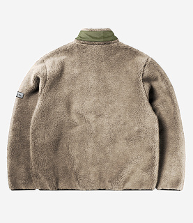 No Problemo Forest Heavy Fleece Jacket Ecru