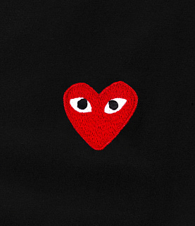 Comme des Garçons Play Basic Logo Tee Black/Red