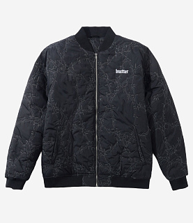 Butter Goods Wired Bomber Jacket Black