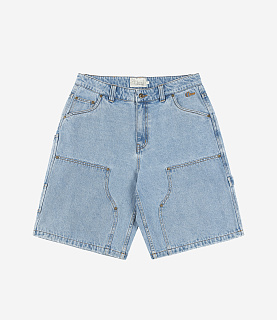 Dime Carpenter Denim Shorts Blue Washed