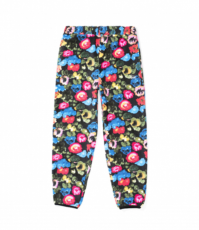 Shop Stussy Basic Polar Fleece Pant Floral at itk online store Shop Stussy Basic Polar Fleece Pant Floral at itk online store