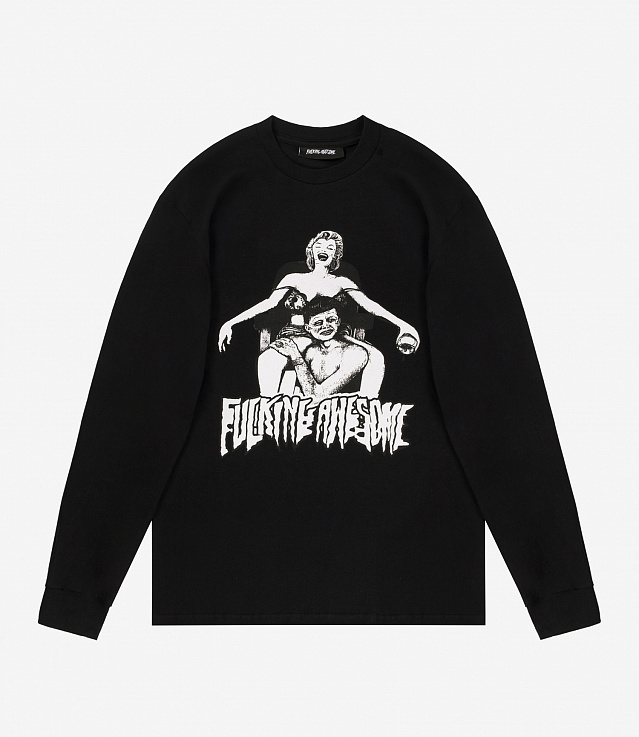【FUCKING AWESOME】BOMBSHELL L/S TEE BLACK 2024_FA_Spring_GraphicDetail_L