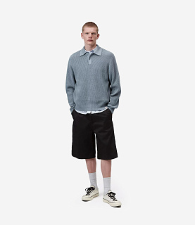 Carhartt WIP L/S Miles Polo Shady Blue