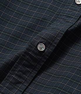 BEAMS Heavy Oxford Button-Down Shirt Black/Watch