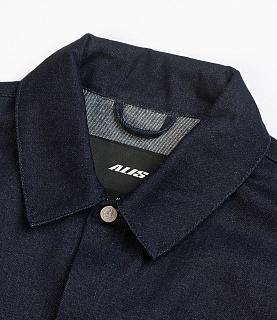 Alis Viren Short Worker Jacket Solid Blue