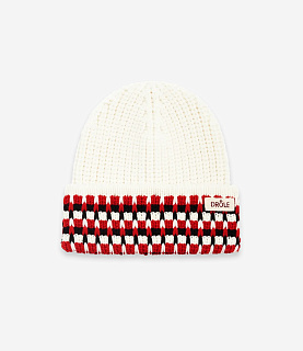 Drôle de Monsieur Le Bonnet Laine Off White