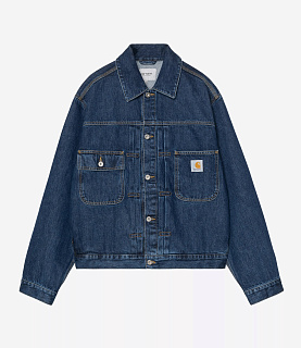 Carhartt WIP Belmar Jacket Smith Denim Blue Stone Washed
