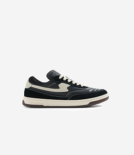 Stepney Workers Club Casson S-Strike Leather Suede Black/White
