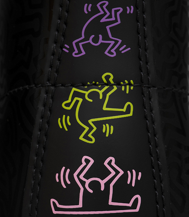 keith haring 1460 smooth leather lace up boots