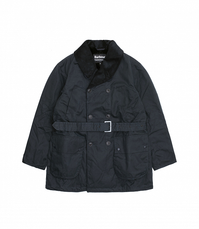 【爆売りセール開催中！】 Garments Engineered x Barbour Shop Mackinaw Navy Jacket Wax ジャケット・アウター