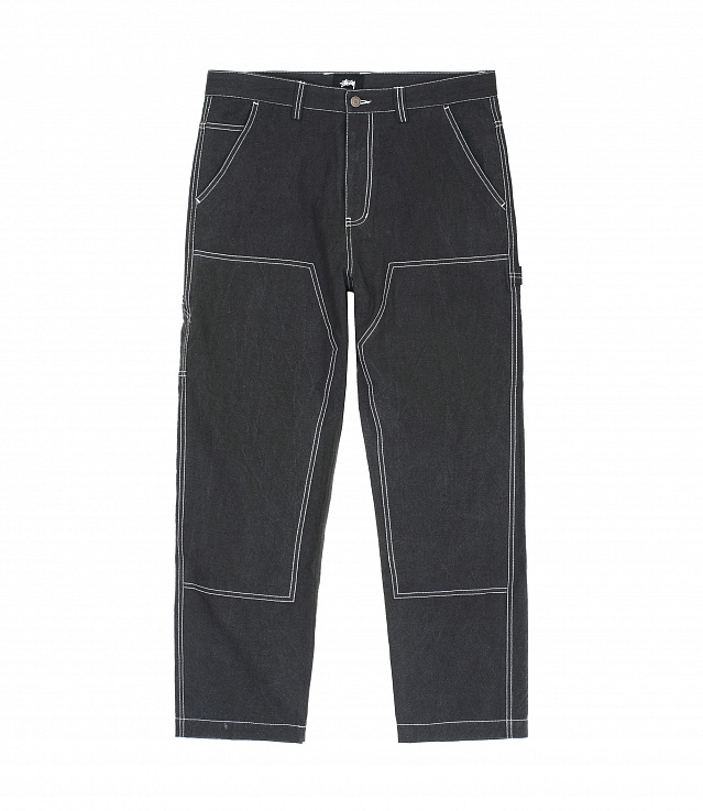 ショッピング人気 STUSSY WORK PANT DISTRESSED LEATHER