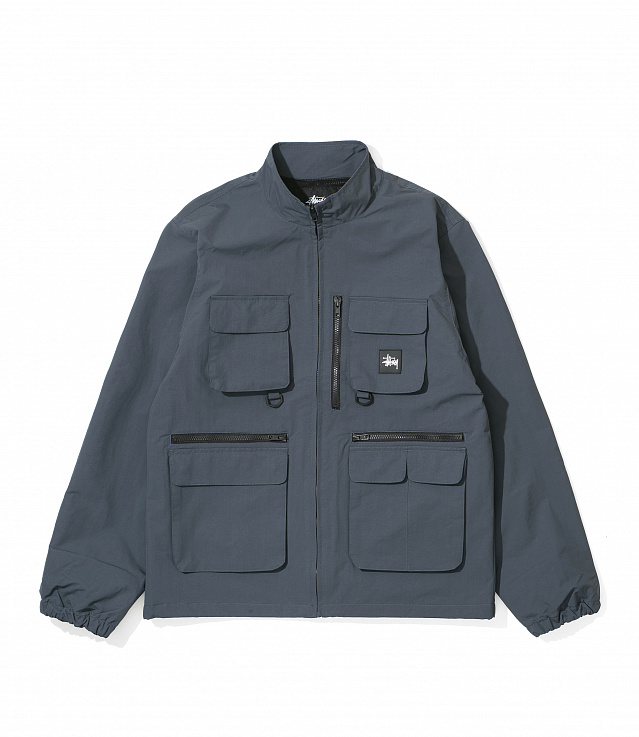 Stussy utility discount jacket black