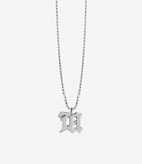 MISBHV The M Necklace Silver