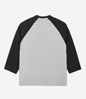 Polar Skate Co 3/4 Sleeve Tee Black/Silver