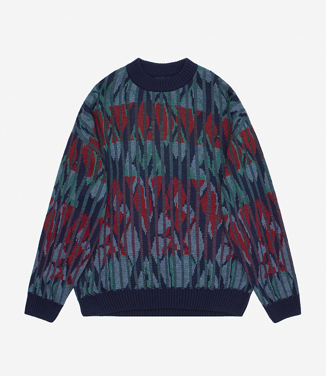 Shop Polar Skate Co Paul Knit Sweater Rich Navy at itk online store