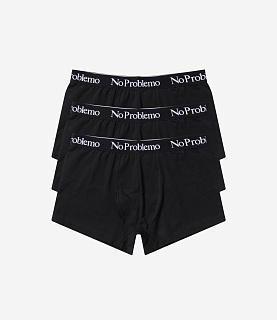 No Problemo Boxer Briefs Multi Pack Black