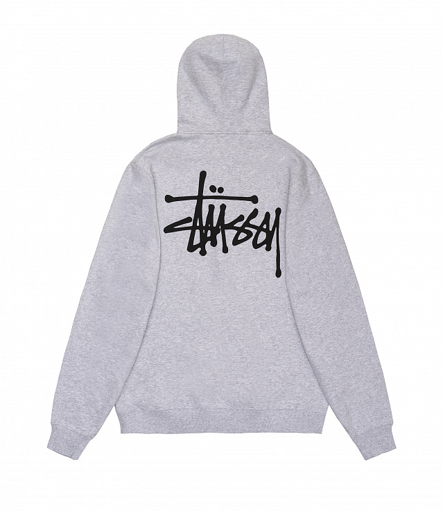 Shop Stussy Basic Hood Ash Heather at ITK online store