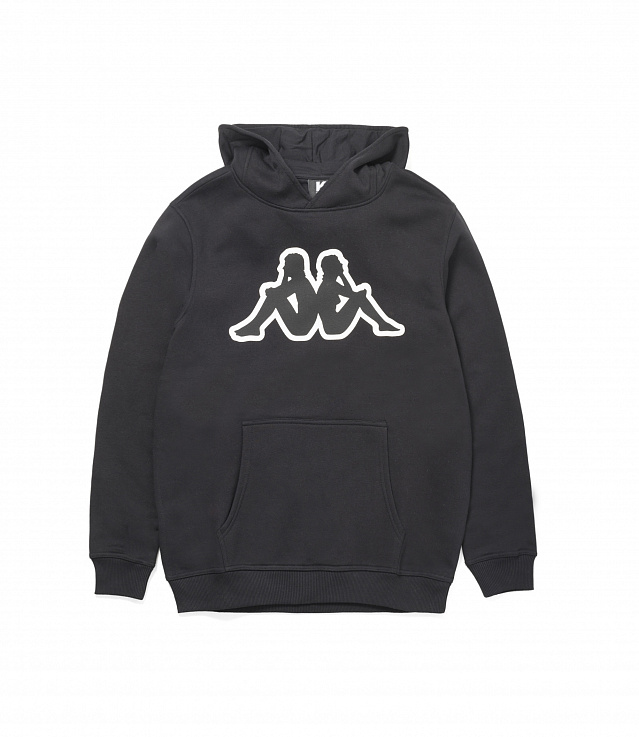 パーカー kappa kontroll big omini hoodie Shop Kappa Kontroll Big Omini Hoodie Black at itk online store