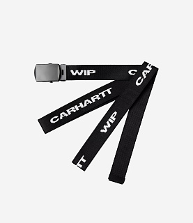 Carhartt WIP Chapter Script Belt Black