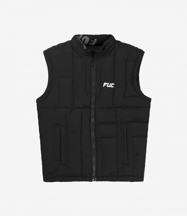 FUC Off Bodywarmer Black Fackupclothes - ダウンジャケット