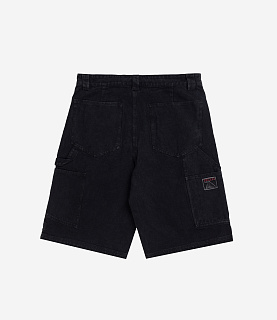 ROA Ash Canvas Shorts Washed Black