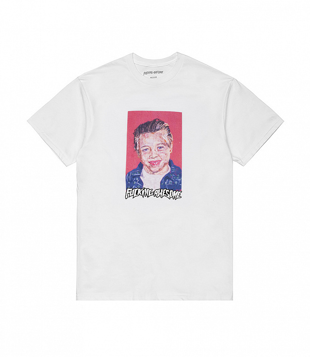 Shop Fucking Awesome Vincent Felt Class Photo Tee White at itk