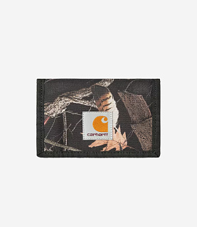 Carhartt WIP Alec Wallet Camo Feather Tree Black