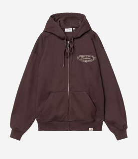 Carhartt WIP Hooded Chez WIP Jacket Palisander/Grey