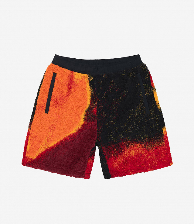 Shop Stussy Sherpa Short Lava at itk online store