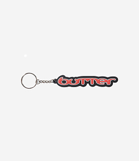 Butter Goods Witness Rubber Key Chain Black