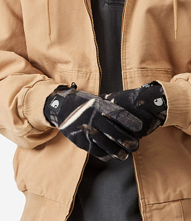 Carhartt WIP Blevin Gloves Camo Feather Tree/Black