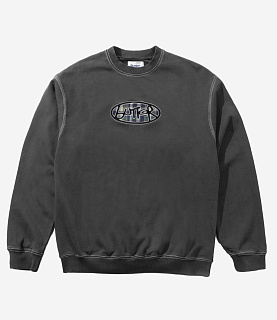 Butter Goods Crust Crewneck Washed Charcoal