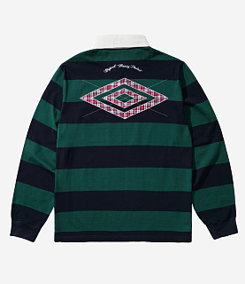 Butter Goods x Umbro Victory Rugby Polo Navy/Forest