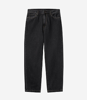 Carhartt WIP Aaron Pant Camano Denim Black Stone Washed
