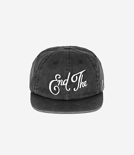 By Parra End The 6 Panel Hat Black