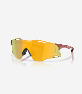 Oakley Eyewear Cybr Zero Matte Iron Red/Prizm 24k