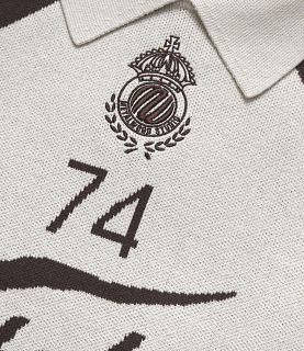 Metalwood Studio Knit Football Top Cream