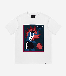 by Parra Baseketball T-Shirt White
