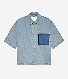 New Amsterdam Surf Association Lyocell Short Sleeves Light Blue