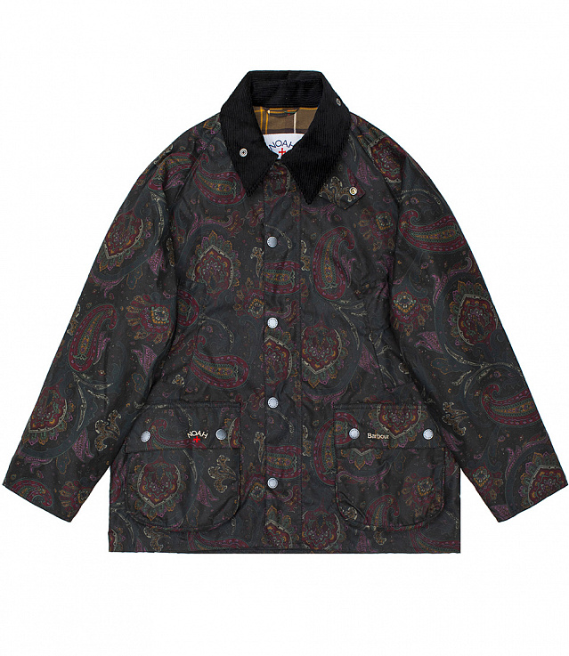 Shop Barbour x Noah Waxed Bedale Jacket Paisley at itk online store