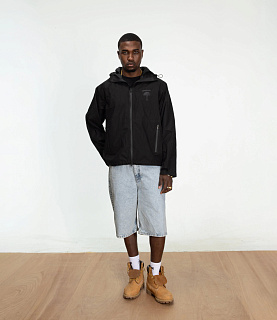 Patta 3M Reflective Waterproof Rain Jacket Black